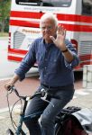 Den Haag 31 augustus 2015
Dolf de Vries op de fiets in Den Haag