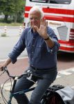 Den Haag 31 augustus 2015
Dolf de Vries op de fiets in Den Haag