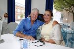 Amsterdam 21 augustus 2015 
Dries en Honoria Roelvink gaan in de nieuwe blushing van Gordon in Amsterdam een koffie drinken.
Dries en Honoria zijn binnenkort 5 jaar getrouwd