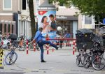 Amsterdam 21 augustus 2015 
Dries en Honoria Roelvink gaan in de nieuwe blushing van Gordon in Amsterdam een koffie drinken.
Dries en Honoria zijn binnenkort 5 jaar getrouwd