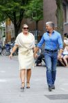 Amsterdam 21 augustus 2015 
Dries en Honoria Roelvink gaan in de nieuwe blushing van Gordon in Amsterdam een koffie drinken.
Dries en Honoria zijn binnenkort 5 jaar getrouwd