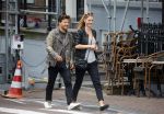 Amsterdam 17 juli 2015
Geza Weiz met zijn vriendin Elvira Egmond.