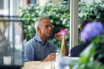 Amsterdam 1 september 2015 
Jaap Jongbloed op terras