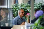 Amsterdam 1 september 2015 
Jaap Jongbloed op terras