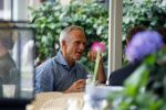 Amsterdam 1 september 2015 
Jaap Jongbloed op terras