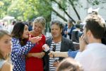 Amsterdam 20 augustus 2015
Winterpresentatie SBS6 in artis. Kim Lian v d Meij Dirk Zeelenberg  en Sandra Ysbrandy