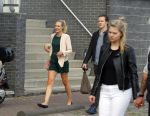 Amsterdam 19 augustus 2015 
Div bn ers eten bij restaurant op brug bij sail. Kimberley Klaver met Guido Spek