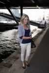 Amsterdam 19 augustus 2015 
Div bn ers eten bij restaurant op brug bij sail. Liza Sips