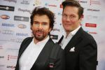 Amsterdam 29 juni 2015
Rainbow awards in Tuschinski.
Mari v d Ven met partner