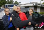 Amsterdam 6 september 2015
ALS Amsterdam City Swim in de grachten van Amsterdam met veel bekende nederlanders.
Mariska Bauer met Frans en zonen Christiaan en Jan
