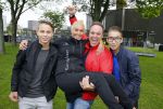 Amsterdam 6 september 2015
ALS Amsterdam City Swim in de grachten van Amsterdam met veel bekende nederlanders.
Mariska Bauer met Frans en zonen Christiaan en Jan