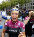 Amsterdam 6 september 2015
ALS Amsterdam City Swim in de grachten van Amsterdam met veel bekende nederlanders.
Mariska Bauer met Frans en zonen Christiaan en Jan