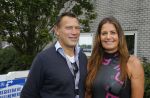 Amsterdam 6 september 2015
ALS Amsterdam City Swim in de grachten van Amsterdam met veel bekende nederlanders.
Mariska Hulscher kwam met vriend Toon en zijn kinderen