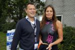 Amsterdam 6 september 2015
ALS Amsterdam City Swim in de grachten van Amsterdam met veel bekende nederlanders.
Mariska Hulscher kwam met vriend Toon en zijn kinderen