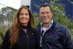 Amsterdam 6 september 2015
ALS Amsterdam City Swim in de grachten van Amsterdam met veel bekende nederlanders.
Mariska Hulscher kwam met vriend Toon en zijn kinderen