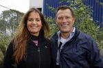 Amsterdam 6 september 2015
ALS Amsterdam City Swim in de grachten van Amsterdam met veel bekende nederlanders.
Mariska Hulscher kwam met vriend Toon en zijn kinderen