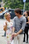 Den Haag 31 augustus 2015
Opening Dansschool Annette Wijndom van de Fafa dansers. Mariska v Kolck met sander Janson