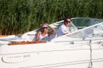 Nigtevecht 13 augustus 2015
Jurgen Smit en Milika Peterzon varen met hun boot en hond op de vecht.