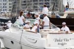 Amsterdam 19 augustus 2015
Milika Peterzon en Jurgen Smit met vrienden op de boot tijdens Sail 2015