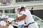 Amsterdam 19 augustus 2015
Milika Peterzon en Jurgen Smit met vrienden op de boot tijdens Sail 2015