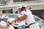 Amsterdam 19 augustus 2015
Milika Peterzon en Jurgen Smit met vrienden op de boot tijdens Sail 2015