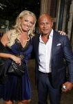 Amsterdam 31 augustus 2015 
Premiere meiden van de herengracht in het tropenmuseum. Oswin Beingsick met Margretha v d Laar
