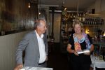 Amsterdam 31 augustus 2015 
Boekpresentatie Peter Romer , Super Nova. Met uitgeefster