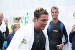 Amsterdam 6 september 2015
ALS Amsterdam City Swim in de grachten van Amsterdam met veel bekende nederlanders.
Pieter v d Hoogenband kwam samen met zijn vriendin Marie Jose Crooijmans