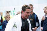 Amsterdam 6 september 2015
ALS Amsterdam City Swim in de grachten van Amsterdam met veel bekende nederlanders.
Pieter v d Hoogenband kwam samen met zijn vriendin Marie Jose Crooijmans