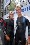 Amsterdam 6 september 2015
ALS Amsterdam City Swim in de grachten van Amsterdam met veel bekende nederlanders.
Pieter v d Hoogenband samen met Maarten v d Weijden