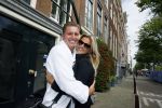 Amsterdam 6 september 2015
ALS Amsterdam City Swim in de grachten van Amsterdam met veel bekende nederlanders.
Pieter v d Hoogenband kwam samen met zijn vriendin Marie Jose Crooijmans