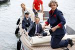 Amsterdam 19 augustus 2015 
Prinses Marilene en Prins Maurits bij sail.