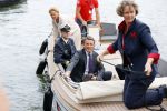 Amsterdam 19 augustus 2015 
Prinses Marilene en Prins Maurits bij sail.