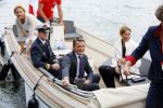 Amsterdam 19 augustus 2015 
Prinses Marilene en Prins Maurits bij sail.