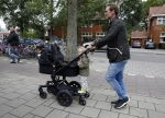 Amsterdam 1 september 2015 
Ronald de Boer met dochter achter de kinderwagen