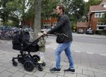 Amsterdam 1 september 2015 
Ronald de Boer met dochter achter de kinderwagen