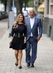 Den Haag 31 augustus 2015
Tatjana met vriend Lex v Hessen bij opening Fafa dansschool.