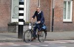 Amsterdam 24 augustus 2015 
Ursul de Geer op de fiets