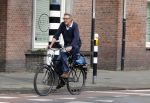 Amsterdam 24 augustus 2015 
Ursul de Geer op de fiets