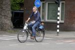 Amsterdam 24 augustus 2015 
Ursul de Geer op de fiets