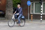 Amsterdam 24 augustus 2015 
Ursul de Geer op de fiets