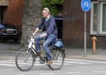 Amsterdam 24 augustus 2015 
Ursul de Geer op de fiets
