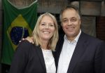 Amsterdam 28 juni 2016 
Presentatie Princess koffers voor het Nederlandse team voor de olympische spelen van Rio de Janeiro. aad en Dorien Ouborg