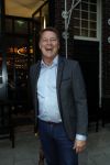 Amsterdam 2 september 2016
Diner voor Albert Verlinde met zijn oud rtl boulevard collega's bij le Garage. Albert met Winston Gerschtanowitz