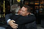 Amsterdam 2 september 2016
Diner voor Albert Verlinde met zijn oud rtl boulevard collega's bij le Garage. Albert met Winston Gerschtanowitz