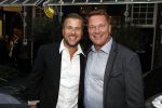 Amsterdam 2 september 2016
Diner voor Albert Verlinde met zijn oud rtl boulevard collega's bij le Garage. Albert met Winston Gerschtanowitz