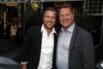 Amsterdam 2 september 2016
Diner voor Albert Verlinde met zijn oud rtl boulevard collega's bij le Garage. Albert met Winston Gerschtanowitz