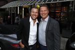 Amsterdam 2 september 2016
Diner voor Albert Verlinde met zijn oud rtl boulevard collega's bij le Garage. Albert met Winston Gerschtanowitz