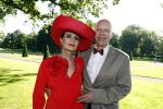 Haarzuilens 22 juni 2016
Haringparty op kasteel Haarzuilens. Ans Markus met man Wybe Tuinman