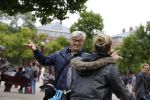 Amsterdam 12 augustus 2016
Barrie Stevens op de fiets in Amsterdam